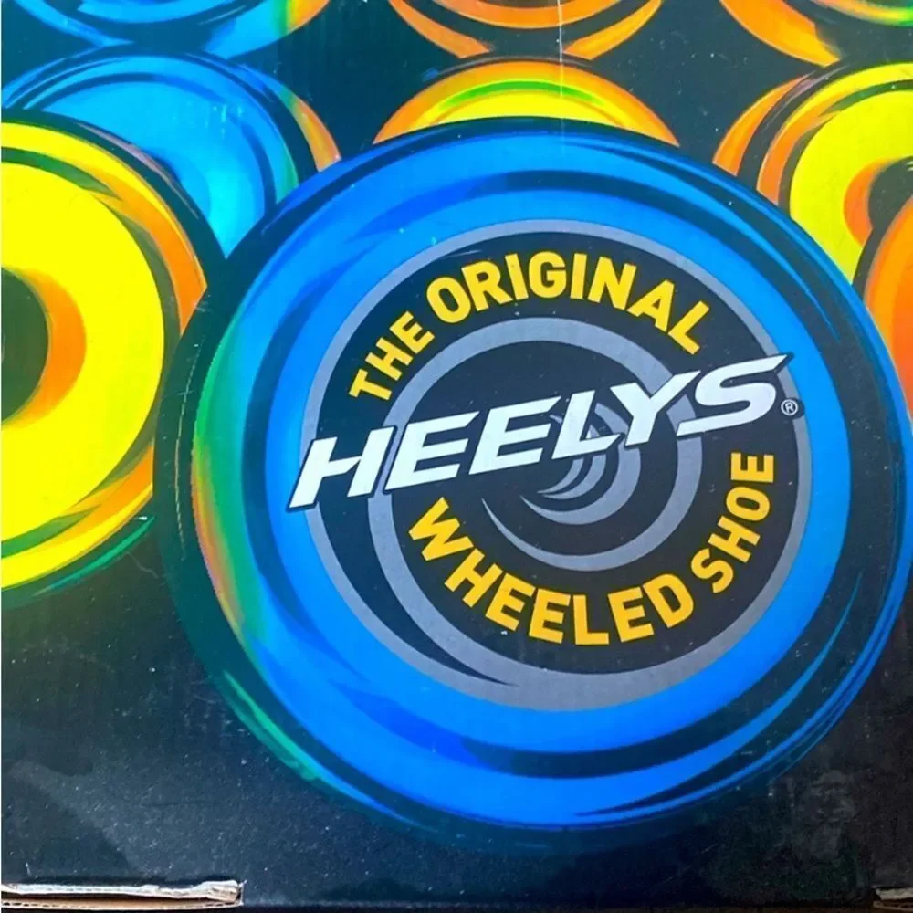 HEELYS Sneakers Pro 20 NWT Rainbow Wheeled Shoes Multicolor Pink Black Size 5 - Picture 8 of 11
